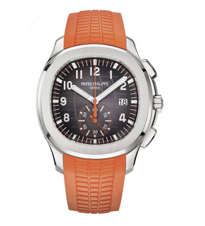 Patek Philippe 5968A-001 Aquanaut Chronograph Steel & Orange Rubber