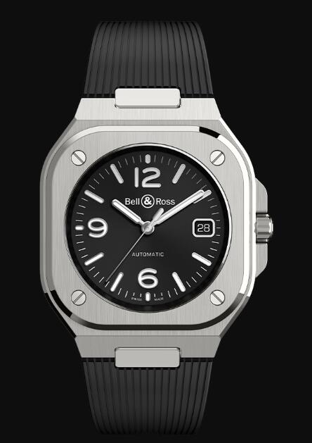 Bell & Ross BR 05 BLACK STEEL BR05A-BL-ST/SRB Replica Watch