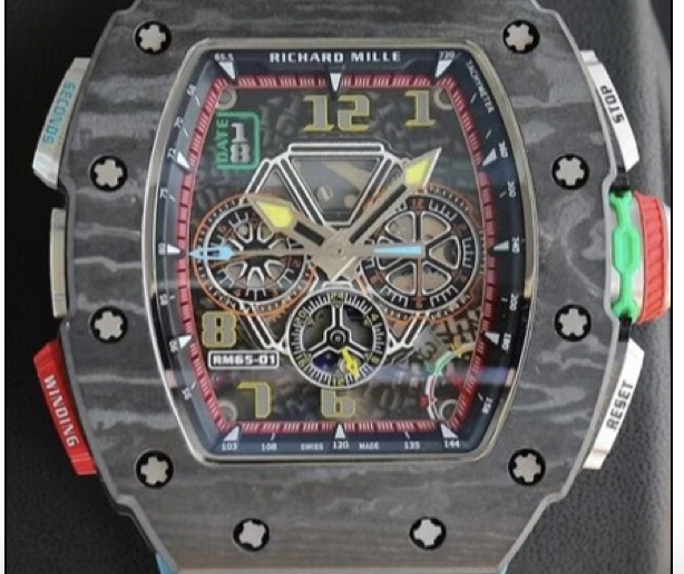 545usd Richard Mille rm 56 with extra 2 different color straps