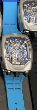 Blue one with no diamonds Chiron watch