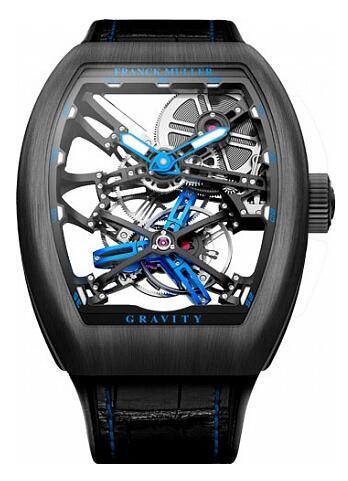 FRANCK MULLER V 45 T GRAVITY CS SQT Gravity Skeleton Replica Watch