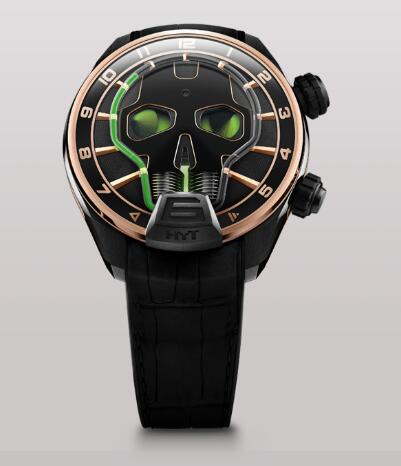 HYT 151-DG-44-GF-AB SKULL 51 MM Replica watch