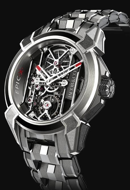 Jacob & Co EC311.21.SB.BR.A Epic X Chrono Black Titanium Replica watch ...