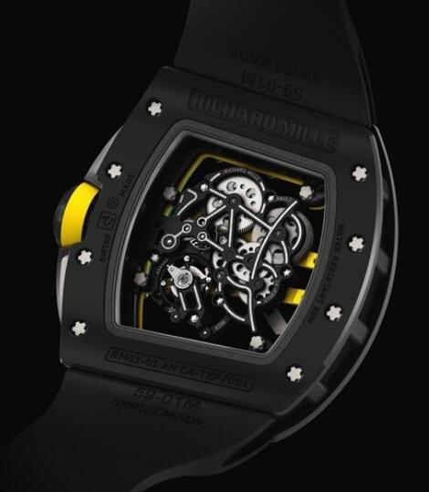 Richard Mille Replica Watch Black RM 61-01 Yohan Blake