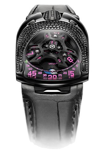 Urwerk Watch Replica 106 collection UR-106 BLACK PINK